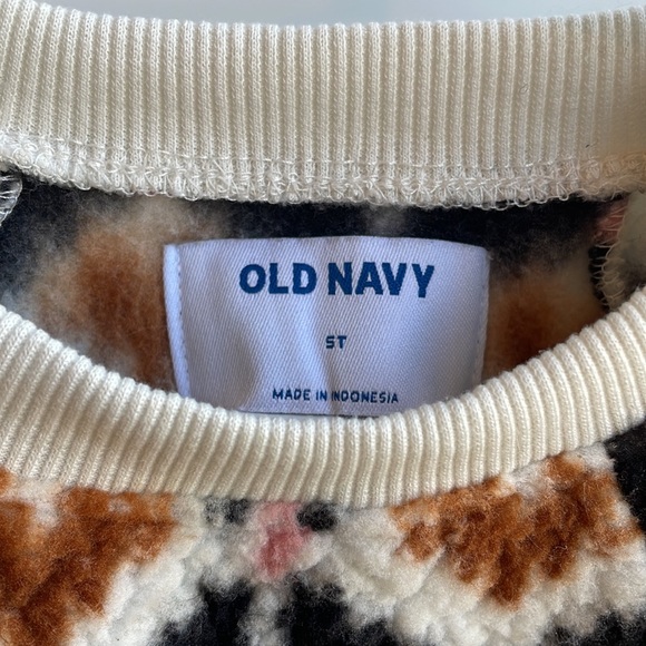 COPY - Old Navy ivory Sherpa dress 5T - Picture 3 of 3